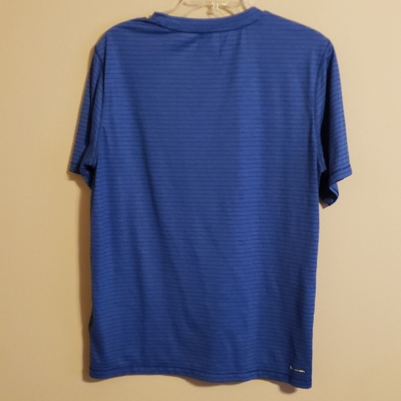 The north face flashdry tshirt blue & black stripe - Picture 4 of 4